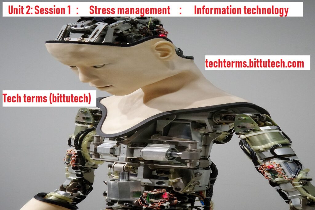 Unit 2: Session-1: Stress Management – Tech Terms